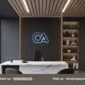 CA Office Interior Designer In India | Serein Spaces