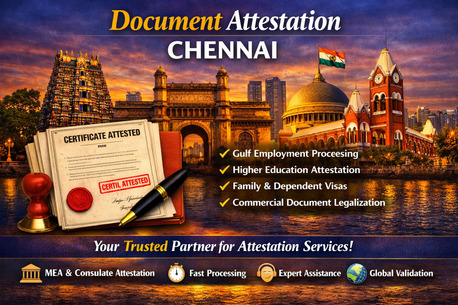 Chennai, Legal, Document Attestation In Chennai