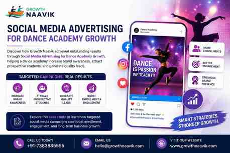 Mumbai, Marketing, Social Media Advertising For Dance Academy|Growth Naavik