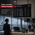 PKR 247, Flight Information Display Screen (FIDS)-MNK Digital