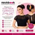 INR 1299,  Buy High Neck Blouse Readymade Online | Stylish Readymade High Neck Blouse