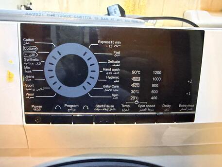 Al Rawdah, Appliances, SAR 1000,  Haier 7Kg Front Load Washing Machine With Auto Fuzzy Operation &lrm;| Model No &lrm;HW70-BP12829 V