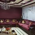 SAR 2000,  Used Majlis Sofa Set With Curtains & 3 Chandeliers For Sale &ndash; Jeddah