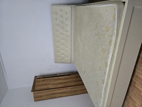 Jubail, Furniture, SAR 200,  I Would Like To Sell A Double Size Bed With Mattress