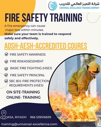Riyadh, Education, Safety Training, First Aid CPR , Work At Height , Confine Space , Chemical Handling ,