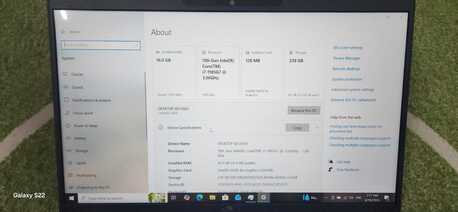 Al Sahafa, Computers, SAR 2000,  Dell I7 11th Gen Laptop + Free Bag & Monitor (XLNT) Condition