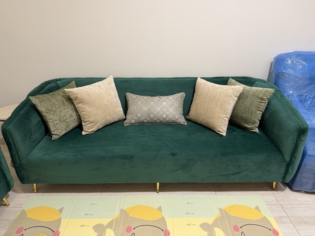 Riyadh, Furniture, SAR 1700,  8-Seater Sofa Set With 13 Cushions