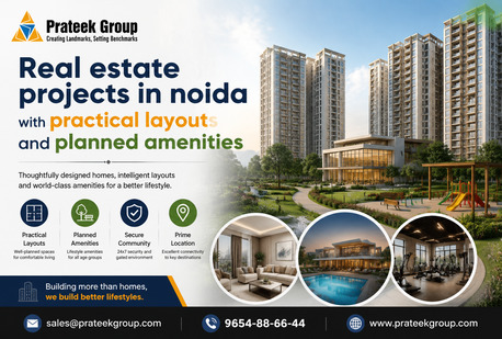 Noida, Apartments, Flats, Houses & Villas, Real Estate Projects In Noida With Practical Layouts And Planned Amenities