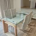 BHD 50,  4-Seater Dining Table Set (+ 4 Chairs With Covers)