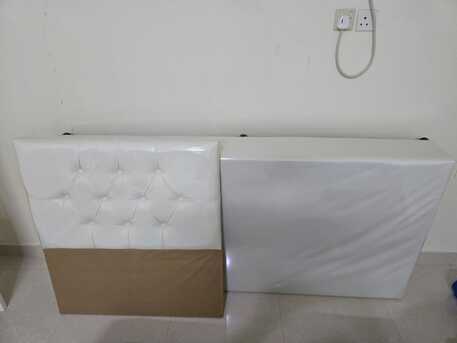 Hofuf, Baby & Kid Stuff, SAR 300,  For Sale: Large White Wooden Baby Cot &mdash; Excellent Condition + NEW MATRESS (132X70 CM)