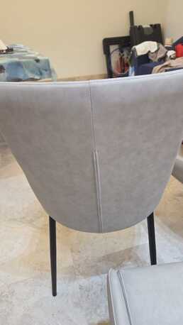 Riyadh, Furniture, SAR 400,  Home Centre Luke Faux Leather Dining Chair, X6
