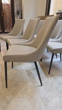 Riyadh, Furniture, SAR 400,  Home Centre Luke Faux Leather Dining Chair, X6