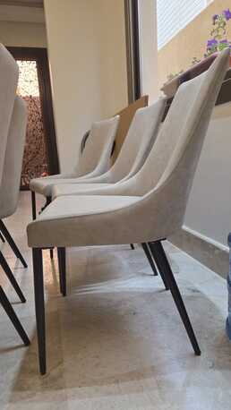 Riyadh, Furniture, SAR 400,  Home Centre Luke Faux Leather Dining Chair, X6