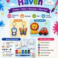 BHD 1,  Pop Painting Kit For Kids Fridge Magnets Key Chains