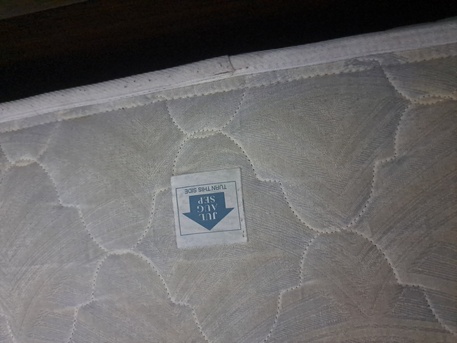 Al Wizarat, Furniture, SAR 200,  Double Bed Set  With Mattress Sale