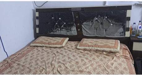 Al Wizarat, Furniture, SAR 200,  Double Bed Set  With Mattress Sale