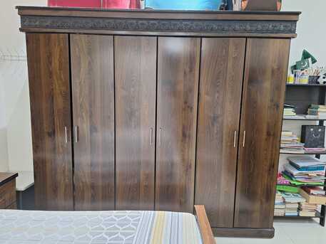 Dammam, Furniture, SAR 1200,  Brown Walnut Bedroom Set With Brand New Matress