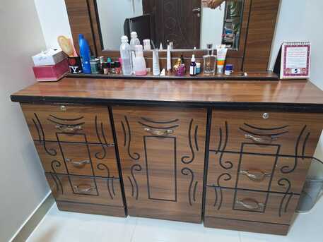 Dammam, Furniture, SAR 1200,  Brown Walnut Bedroom Set With Brand New Matress