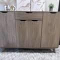 SAR 500,  🔥 HOMEBOX **LIKE NEW** NORDICA 22-PAIR SHOE CABINET 🔥