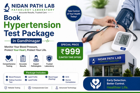 Ahmedabad, Health, Book Hypertension Test Package In Gandhinagar - Nidan Path Lab