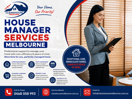 Melbourne, Cleaning, Premium House Manager Services Melbourne | Clean House Melbourne