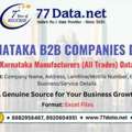 Get List Of Manufacturing Companies In Karnataka With Free Sample Data
