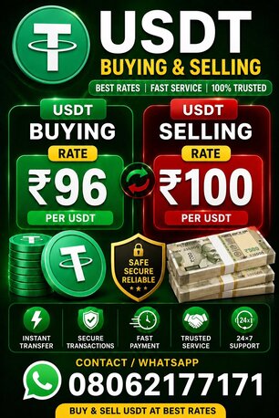 Mumbai, Business, USDT Crypto Buying And Selling Services