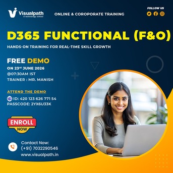 Hyderabad, Education, D365 Functional (F&O) Online FREE Demo | Enroll Now