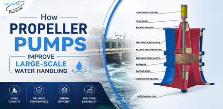 New Delhi, Industrial Machinery, INR 37000,  How Propeller Pumps Improve Large-Scale Water Handling