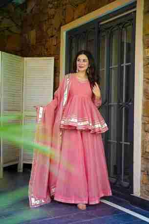 Jaipur, Clothing & Accessories, INR 6500,  Buy Idaho Shimmering Petal Suit Set Online