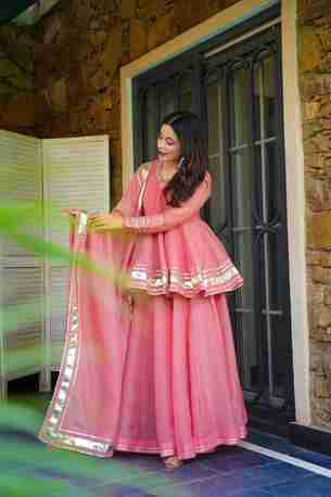 Jaipur, Clothing & Accessories, INR 6500,  Buy Idaho Shimmering Petal Suit Set Online