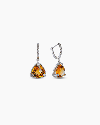 Berlin, Jewelry, EUR 299,  Citrine & Diamond Drop Earrings
