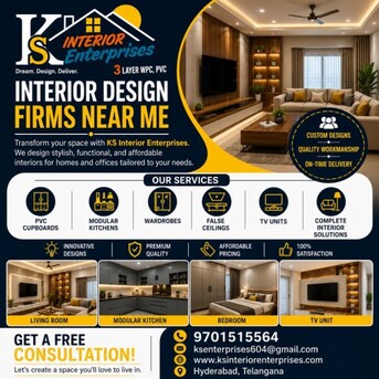 Hyderabad, Commercial Villas, Interior Design Firms Near Me | Ks Enterprises