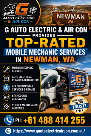 Perth, Business, G Auto Electric & Air Con Provides Top-Rated Mobile Mechanic Services In Newman, WA