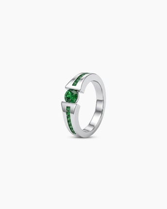 Berlin, Jewelry, EUR 249,  Tsavorite Garnet Ring 925 Sliver