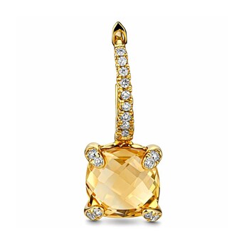 Berlin, Jewelry, EUR 299,  Citrine Cushion Drop Hoop Earrings