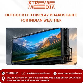Mumbai, Electronics, Outdoor LED Display Boards Built For Indian Weather