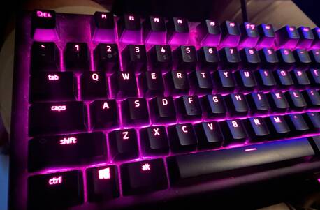 Jeddah, Computers, SAR 160,  Gaming Keyboard - RAZER BLACKWIDOW ELITE - RZ03-0262