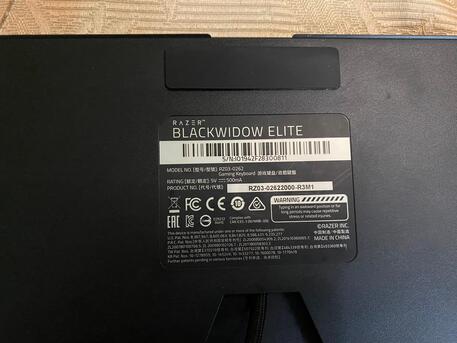 Jeddah, Computers, SAR 160,  Gaming Keyboard - RAZER BLACKWIDOW ELITE - RZ03-0262