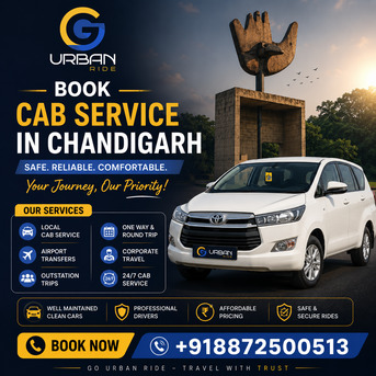 Chandigarh, Travel, Hassle-Free Cab Booking In Chandigarh With Go Urban Ride