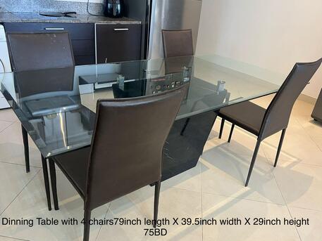 Juffair, Furniture, BHD 35,  Coffee Table, Dining Table, TV Console & Dressing Table,Mattress