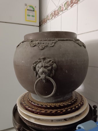 Dammam, Furniture, SAR 500,  Antique Planter Made From Brass And Copper 5pcs For SR500, Slightly Negotiable