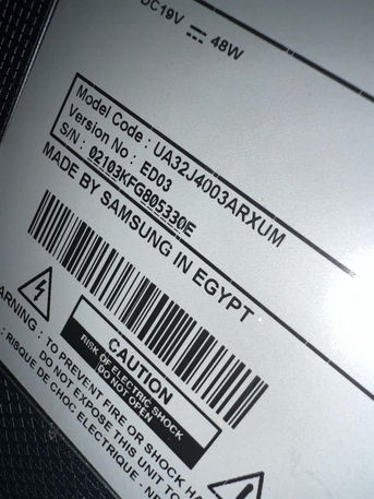 Jizan, Appliances, SAR 350,  SAmsung 32 Inch HD LED Standard TV -