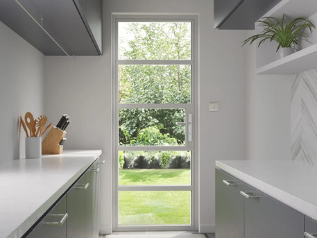 London, Heavy Equipment, Aluminium Single Doors With Slim Sightlines, Security & Modern Performance
