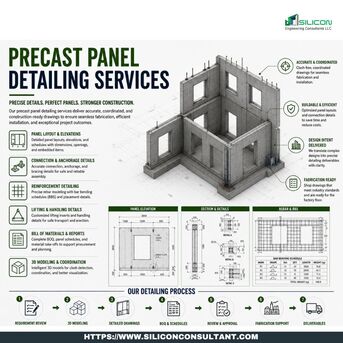 Dallas, Construction, Get The Best Precast Panel Detailing Services Las Vegas For AEC Projects, USA
