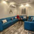 SAR 1300,  Used Turquoise  Sofa SET  For Sale &ndash; ( SET ) 8 Separate Pieces & Easy Transport