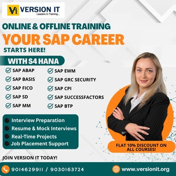 Hyderabad, Training, Accelerate Your SAP Career With The Best SAP BDC Training In Hyderabad At Version IT
