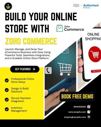Dubai, Software Development, Build Your Online Store With Zoho Commerce