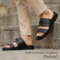 Luxury Leather Slippers For Men Designed For Everyday Comfort
