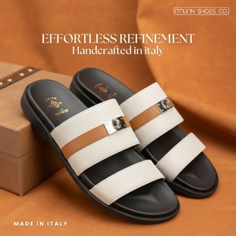 Mumbai, Clothing & Accessories, Luxury Leather Slippers For Men Designed For Everyday Comfort